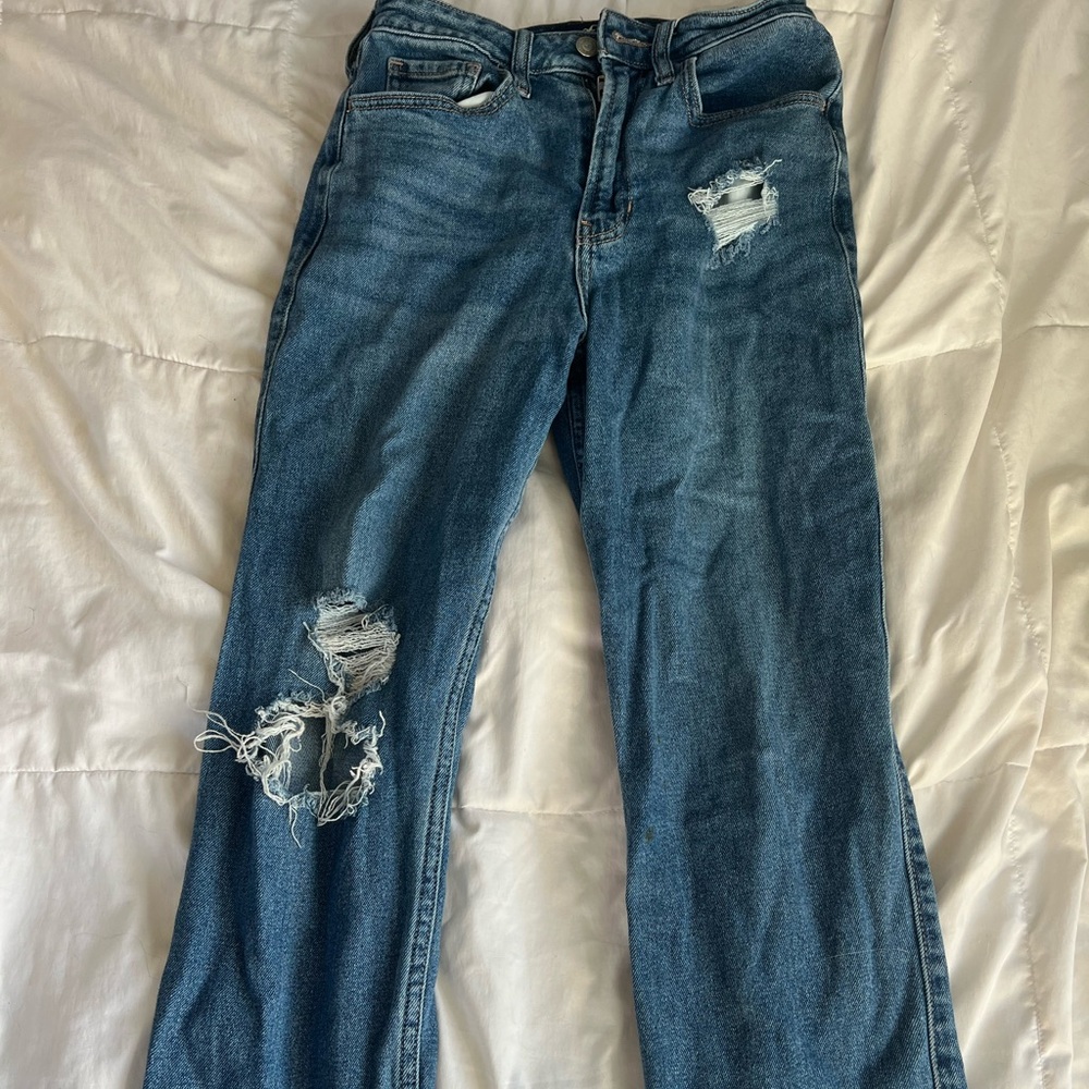 Hollister Ultra High-Rise Vintage Straight Jean (Size 1S)